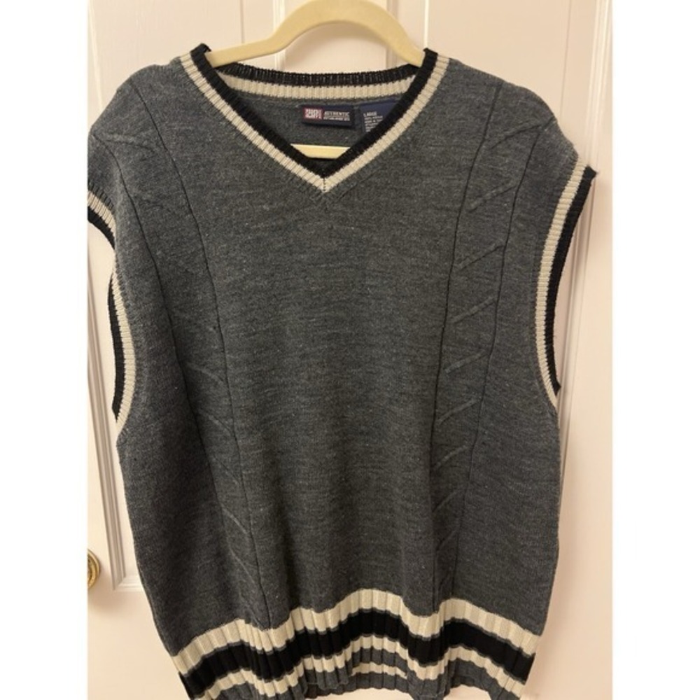 Y2K Vintage Faded‎ Glory Men's Sweater Vest Size Large